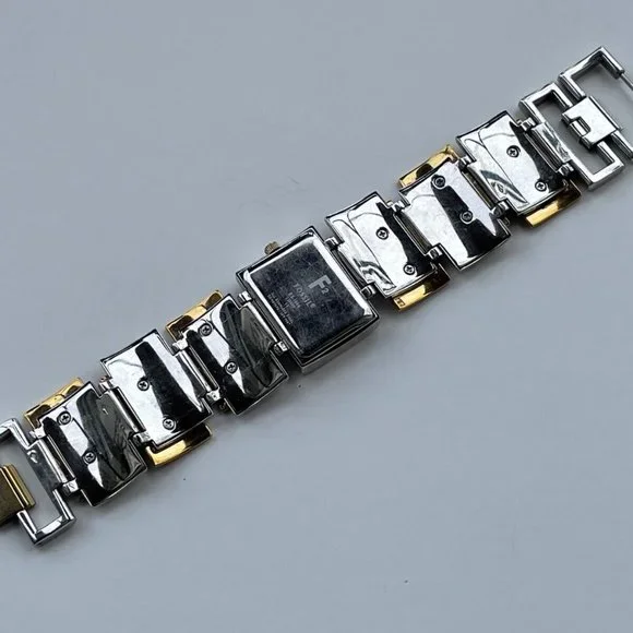 Fossil F2 Women Wristwatch Analog Quartz Ladies Gold/Silver Watch ES-1866 - Picture 9 of 10